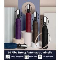 Fuerte a prueba de viento y lluvia, nuevo paraguas plegable automático de negocios, paraguas grande de vinilo para el hogar, paraguas de diez huesos - details 0