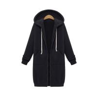 Sudadera con Capucha Larga y Cinturada Abrigo Exterior Casual para Mujeres - details 9