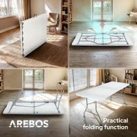 Mesa de Buffet Plegable Resistente a la Intemperie Ideal para Jardín, Balcón, Camping - details 21