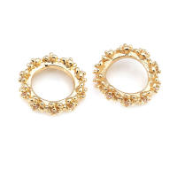 Cuentas espaciadoras de latón con flores de 6MM 8MM 10MM color oro de 18K, cuentas de gran tamaño para pulseras, cuentas de alta calidad para la fabricación de joyería DIY y collares. - details 2