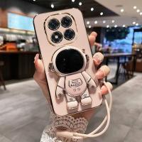 Funda de silicona linda Para Xiaomi Redmi Note 14 Pro Plus 5G, cubierta protectora con el astronauta de pie - details 6