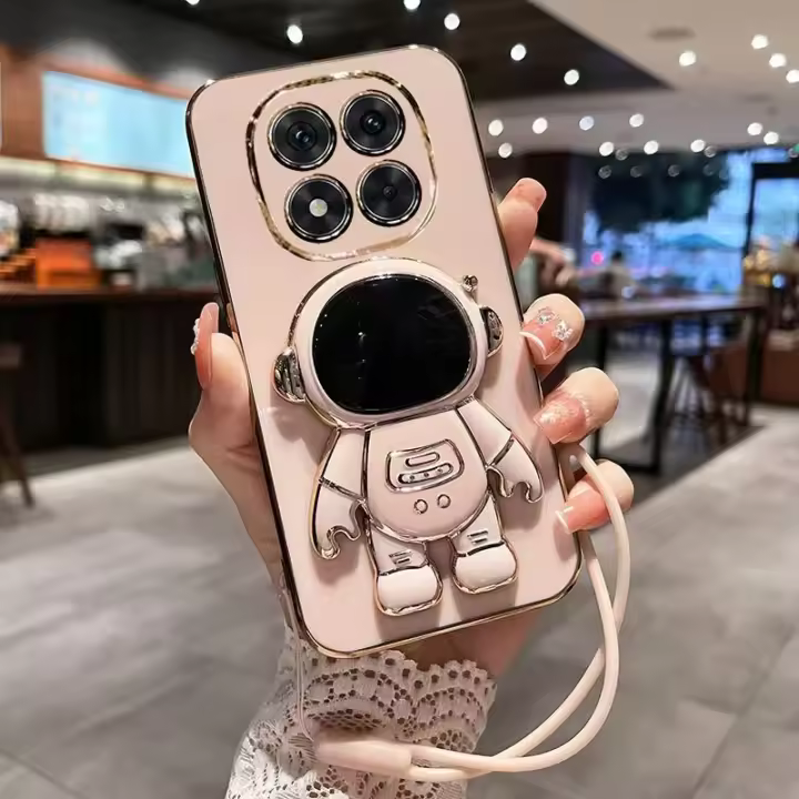 Funda de silicona linda Para Xiaomi Redmi Note 14 Pro Plus 5G, cubierta protectora con el astronauta de pie - 1
