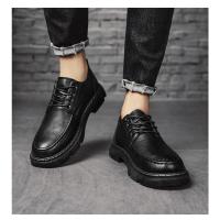 Vintage Hombres Zapatos de cuero de negocios Casual Jóvenes Zapatos de moda - details 6