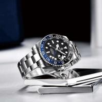 Reloj automático PAGANI DESIGN de ​​lujo Premium nuevo Japón NH34 GMT con cristal de zafiro mecánico con revestimiento AR para hombre reloj masculino - details 23