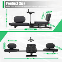 Máquina de Estiramiento de Piernas de Alta Resistencia Ideal para Gimnasia, Yoga, Flexibilidad Entrenamiento en Casa Fitness - details 7