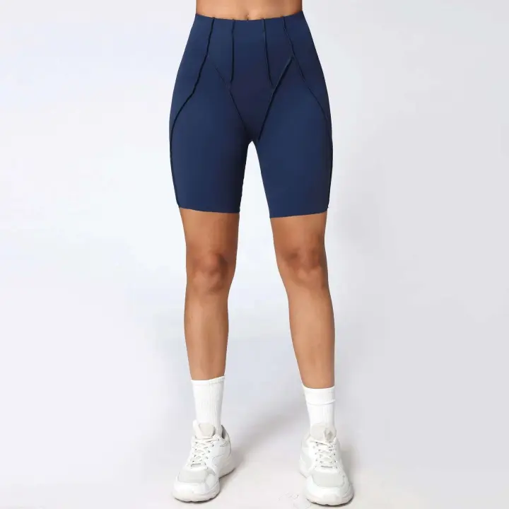Body de yoga sin costuras para mujer, cintura alta deportiva para mujer, color melocotón, pantalones de entrenamiento para correr, entrenamiento, gimnasio - 1