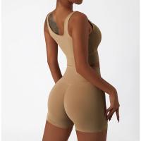 Sujetador deportivo cómodo y agradable para la piel con almohadilla para el pecho, camiseta sin mangas para mujer, gimnasio, Fitness, correr, Yoga, chaleco elástico, ropa interior para mujer - details 21