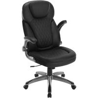 Silla de Oficina Ejecutiva Ergonómica Altura Ajustable, Resalto Alto, Brazos, Ruedas, Negro - details 7