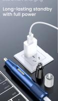 Cortadora de pelo de nariz eléctrica recargable, afeitado multicinético, dos en uno, Unisex, completamente automática, lavable - details 12