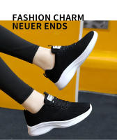 Zapatillas de moda para mujer Fly Weave Transpirable Suela blanda Ligero Tendencia Moda Casual Zapatillas de deporte - details 14