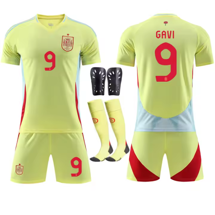 Conjunto de uniforme de fútbol Bayern 2 visitante para niños 2024-25 No. 9 Kane New Jersey 25 Mueller Fábrica Venta al por mayor Gran cantidad - 1