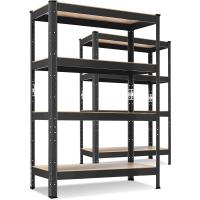 Estantería de Almacenamiento para Cargas Pesadas 180 x 90 x 40 cm, Hasta 875kg, 5 Estantes Ajustables, Tablero de Fibra de Densidad Media y Metal - details 14