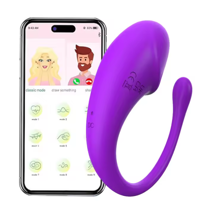 Consolador inalámbrico de punto G para mujer, vibrador con Control remoto por aplicación, huevo vibrador, clítoris, bragas vibradoras femeninas, Juguetes sexuales - 1