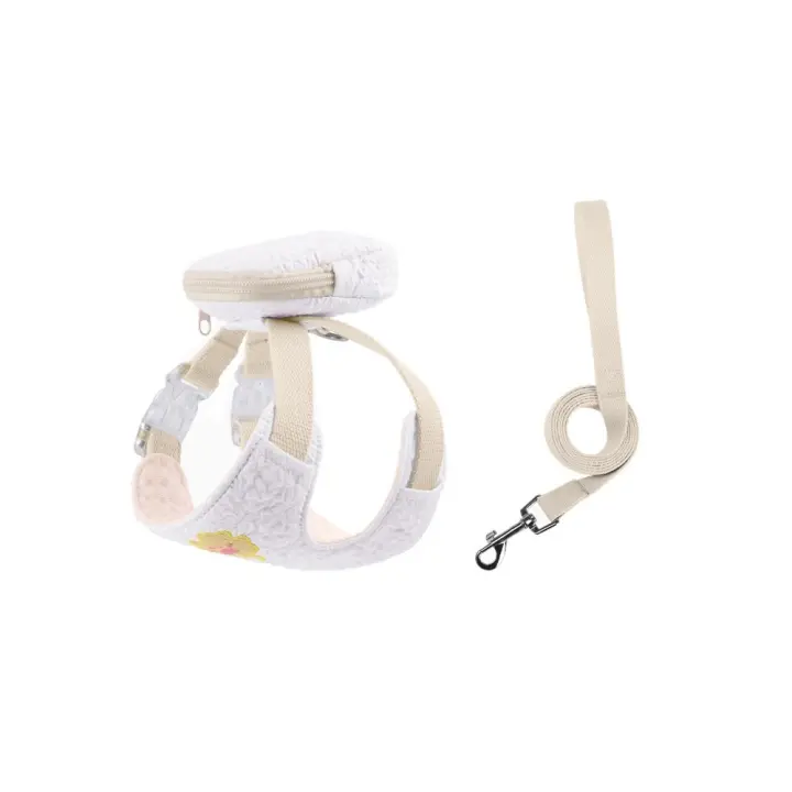 Mochila ajustable para perros y gatos, correa transpirable, bonito arnés para perros y gatos, cómodo con mochila, camiseta interior para perros, correa para el pecho - 1