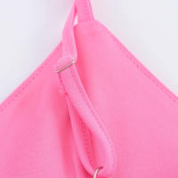 Top de Dos Colores para Mujer OUWU Diseño Ahuecado, Decoración con Lazo, Top de Color Sólido con Tirantes, Ropa de Calle Sexy Dulce Y2K - details 12