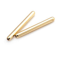 Cuentas de Espaciador de Brasso Dorado de Alta Calidad 30PCS Tamaños de 6.5MM a 18K - details 0