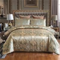 Juego de cama de alta gama, jacquard, tamaño king, juego de cama de boda europeo de lujo - details 9