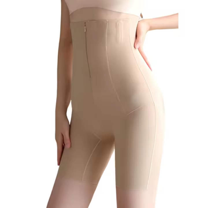 Pantalones cortos transpirables de cintura alta, ble, adelgazantes para niñas, mujeres - 1