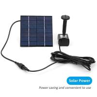 Kit de potencia de 1,4 W, bomba de Panel Solar para jardín, piscina, fuente de agua, baño interior para pájaros al aire libre - details 11