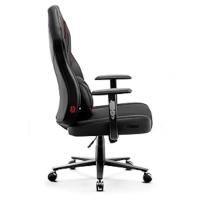 Silla Gamer de Oficina Tela Diseño Ergonómico Cojín Apoyabrazos Cómodos (Negro-Negro) - details 5