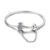 Pulsera De Plata Esmaltada Con Botella De Perfume Cadena De Serpiente Ajustable Para Mujer Joyería Fina DIY Regalo Con Encantos - details 39