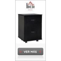Cajonera de Oficina con Ruedas Armario Archivador de 3 Cajones para Escritorio Estudio - details 16