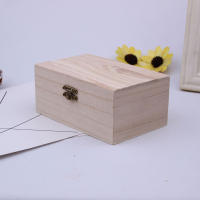 Caja de Madera de Alta Calidad S/M/L con Tapa Artesanal y Encaje Cuadrado para Decoración del Hogar y Almacenamiento de Suministros - details 25
