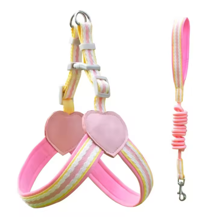 Práctico arnés para perro en forma de Y, estilo de chaleco ajustable, cuerda de tracción para perro, resistente al desgaste, transpirable, correa para el pecho para cachorro, verano - 1