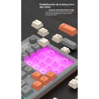 El nuevo K98 teclado bluetooth inalámbrico recargable sensación mecánica hombres y mujeres ordenador tableta oficina juego luminoso - details 11