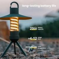 Luz de Camping segura, linterna Led superbrillante para senderismo, pesca, emergencias, regulable, impermeable, recargable, tienda de campaña - details 2