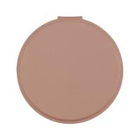 Espejo de escritorio de cuero Pu, espejo de maquillaje plegable Circular delicado de Color sólido, fácil de llevar, peso ligero - details 3