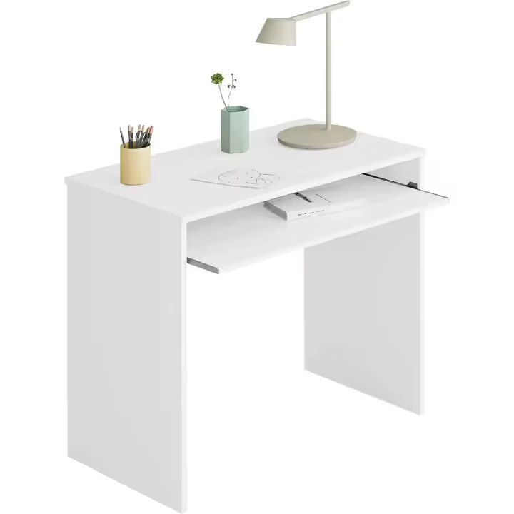 Mesa de Ordenador Extraíble Diseño Juvenil para Hogar y Oficina Medidas 90 cm x 54 cm x 79 cm - 1