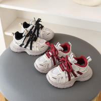 Zapatos deportivos de malla hueca, versátiles, casuales y a la moda para estudiantes, primavera 2025, niños y niñas, estilo "dad shoes" - details 13