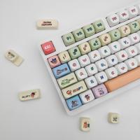 Crayon pequeña nueva clase MOA altura keycap teclado mecánico tapa personalidad personalizada lindo polvo sublimación PBT keycap (teclado no incluido) - details 4
