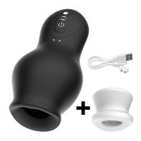 Embalaje privado Sexy Copa de avión vibratoria eléctrica entrenador de eyaculación retardada juguetes sexuales productos para adultos adecuados para la masturbación masculina - details 4