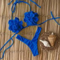 Microbikini Floral Sexy para mujer, traje de baño femenino, conjunto de Bikini con Tanga, ropa de playa brasileña, 2024 - details 4