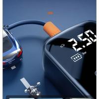 Compresor de Aire para Coche Portátil Inflador de Neumáticos Eléctrico para Motocicleta, Bicicleta, Pelota Motor de Bomba Inflable - details 7