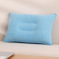 Almohada inflable de viaje para acampar, pequeña almohada de aire cuadrada de tela flocada utilizada para acampar y senderismo - details 4