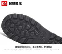 Botas de lluvia para hombre, botas desnudas a la moda, zapatos antideslizantes para trabajo de Chef, zapatos de pesca de goma impermeables y duraderos, zapatillas de deporte para hombre 2023 - details 31