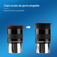 SVBONY SV131 Telescópico Ocular 1.25mm PLOSSL PL Telescópico Astronómico de 4 Elementos con Campo de Visión de 48 Grados Marca Svbony - details 7
