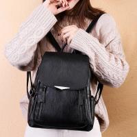 Mochila grande de viaje para mujer, bolso de mano de cuero PU, mochila escolar para niñas, mochila trasera de hombro para mujer - details 6