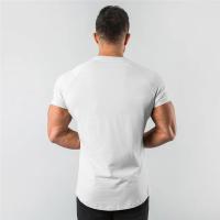 Camisetas para correr y gimnasio para hombre, ropa deportiva de secado rápido de verano, camiseta de manga corta con cuello redondo, camiseta ajustada, camisetas de entrenamiento para culturismo - details 6