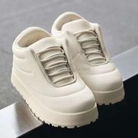 Nuevos zapatos de pan duraderos, de alta calidad y a la moda, botines blancos gruesos, punk corto y regordete para hombre que aumenta la altura al aire libre - details 4