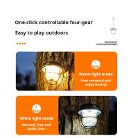 Linterna de Camping LED Retro Luz de Camping Portátil, Sin Ajuste, Impermeable, Recargable para Exteriores - details 2