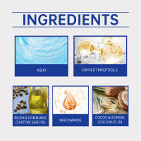 La esencia del cuidado de péptidos de cobre azul nutre el cabello rizado, suaviza, ilumina e hidrata el aceite esencial para el cabello. - details 2