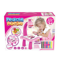 Proyector Musical educativo de aprendizaje temprano para niños, proyección de pintura, mesa de dibujo, juguete de escritorio, herramientas de pintura - details 5