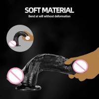 Fierce Horse Dildo Negro con Huevo Estimulación Vaginal Anal para Mujeres Juguete Sensual de Adulto - details 3