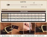 BUNO Auténtico Cuero de Vaca Belts Capa Superior de Moda de Diseñador para Hombres Alta Calidad - details 5