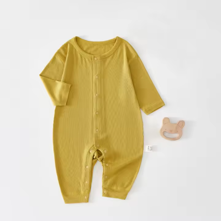 Recién nacido onesie verano modal infantil transpirable ropa interior deshuesada ropa de bebé recién nacido ropa de verano - 1