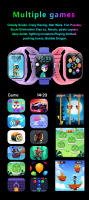 El reloj inteligente para niños T7 cuenta con un chip de bajo consumo de energía, una batería de gran capacidad y una cámara frontal para juegos - details 1